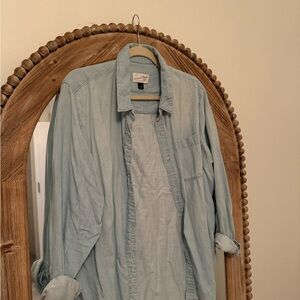 Universal Threads Light Blue Denim Shirt